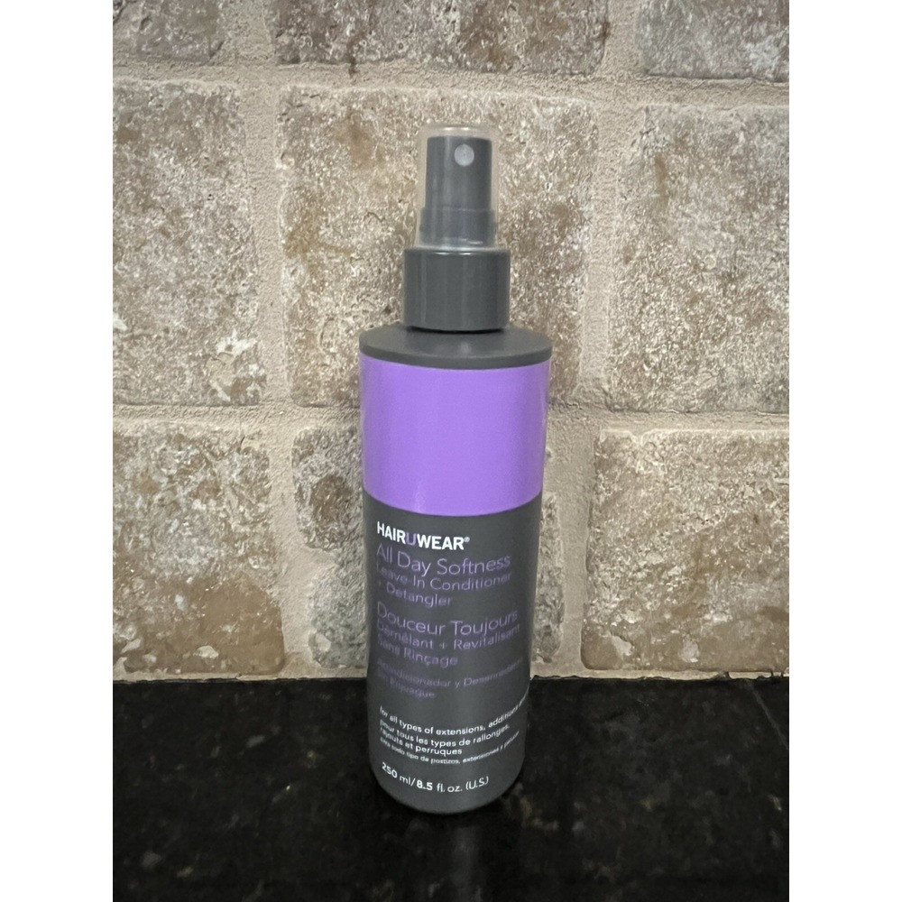 HairUWear Leave-In Conditioner/Detangler 8.5 fl oz For‎ All Extensions/Wigs NEW